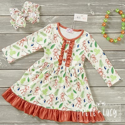 Cute Monkey Dress