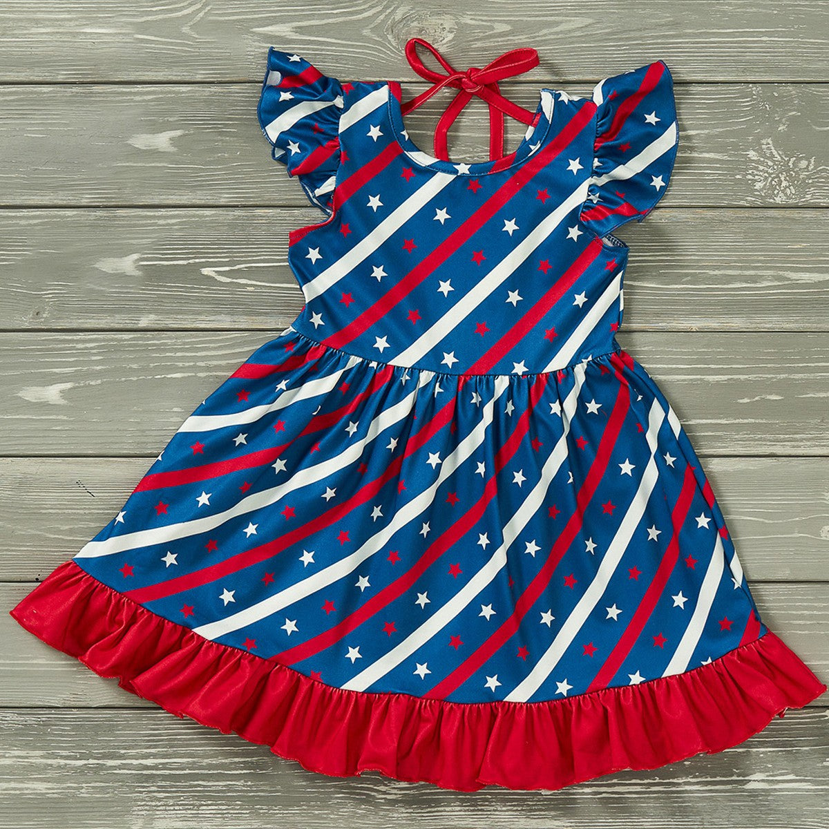 Stars and Stripes Girl Dress