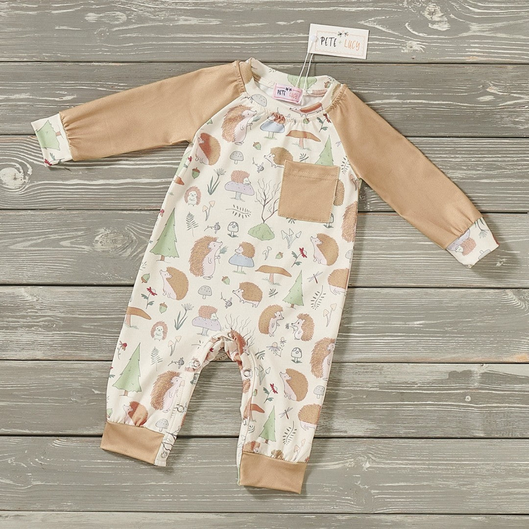 Happy Hedgehogs Boy Infant Romper