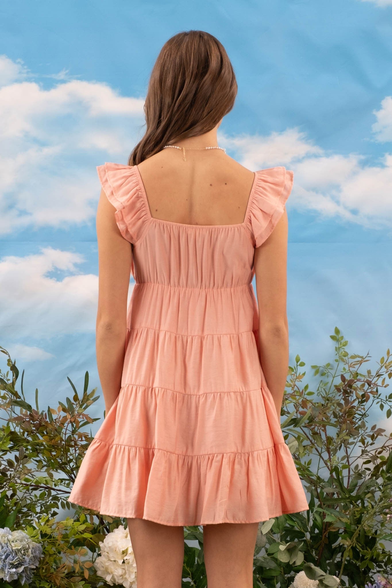 Tiered Babydoll Mini Dress