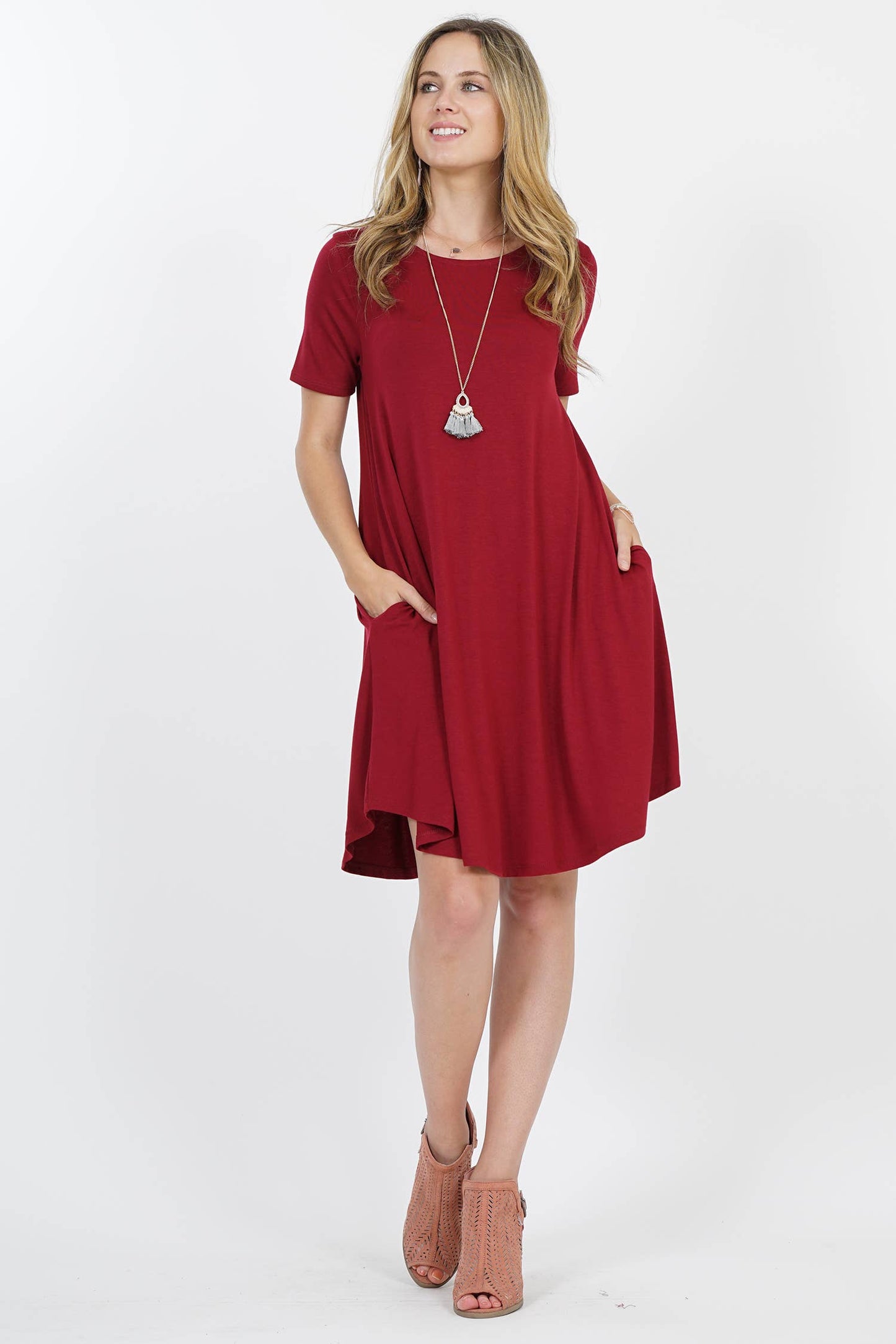 A-line Dress with Pockets