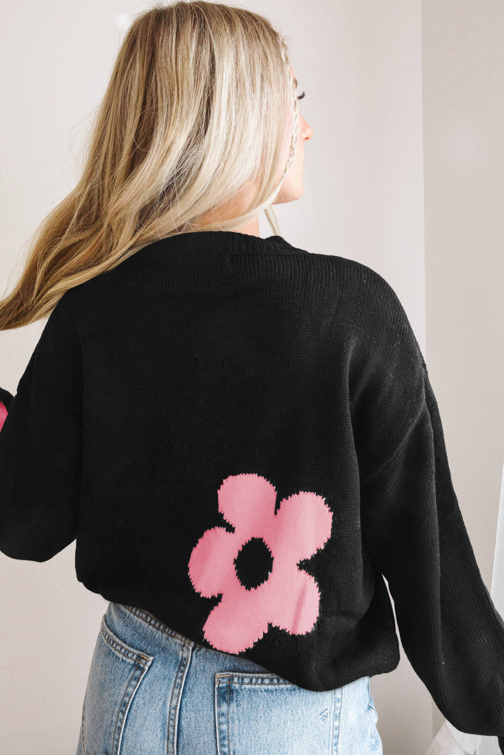Flower Pattern Sweater