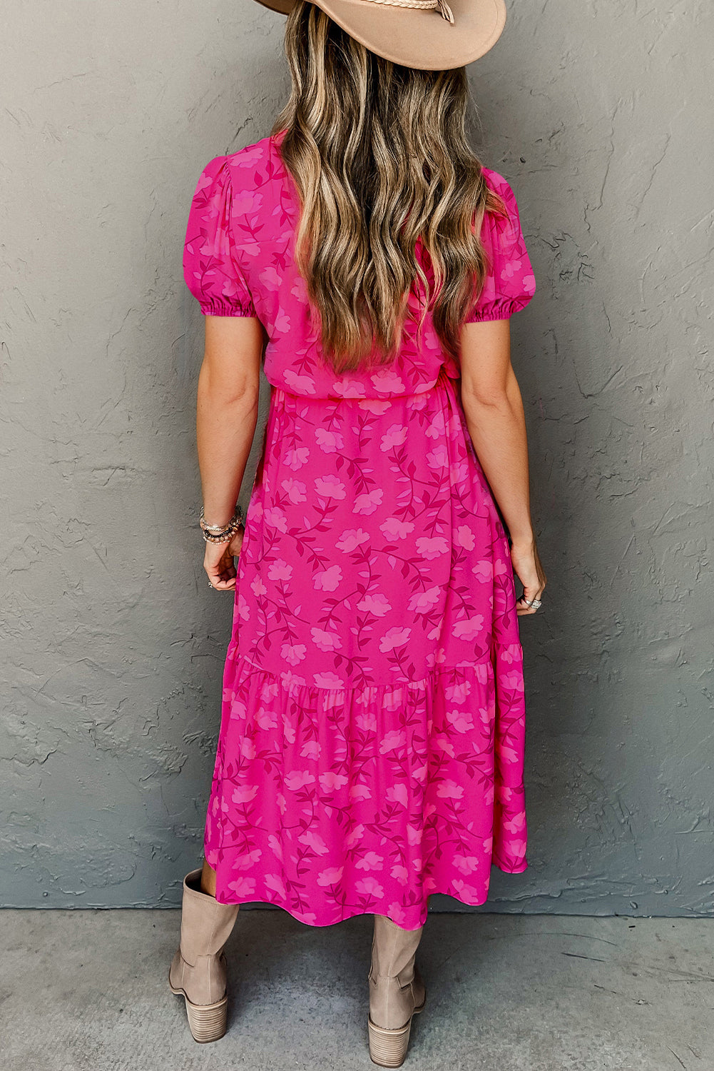 Floral Print Midi Dress