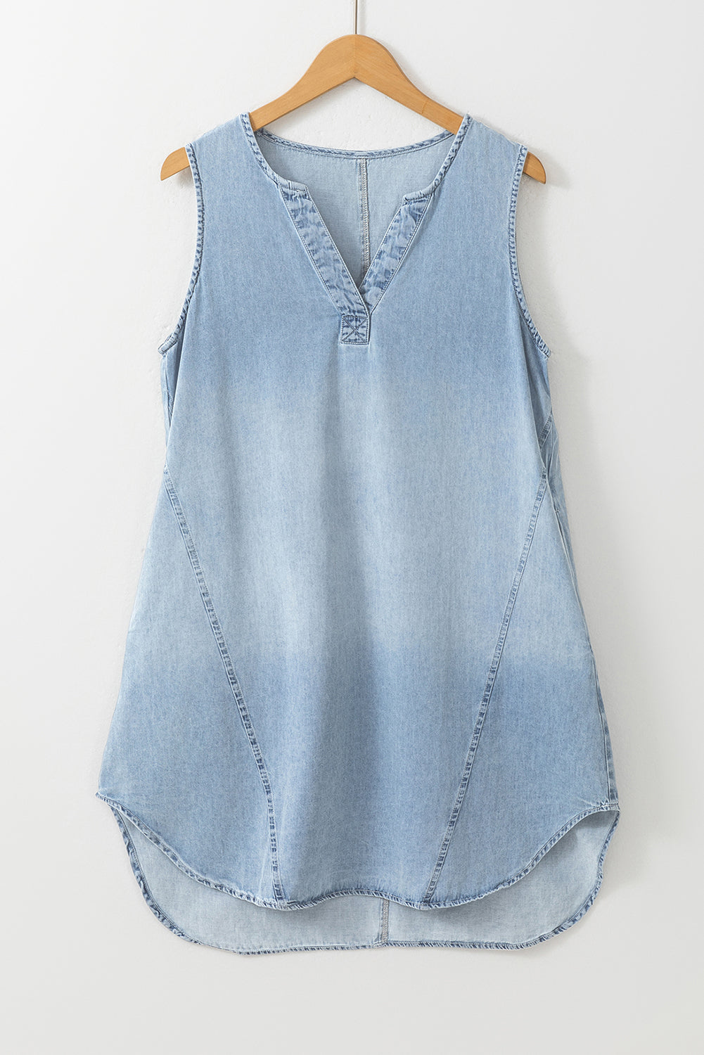 Light Wash Chambray Dress
