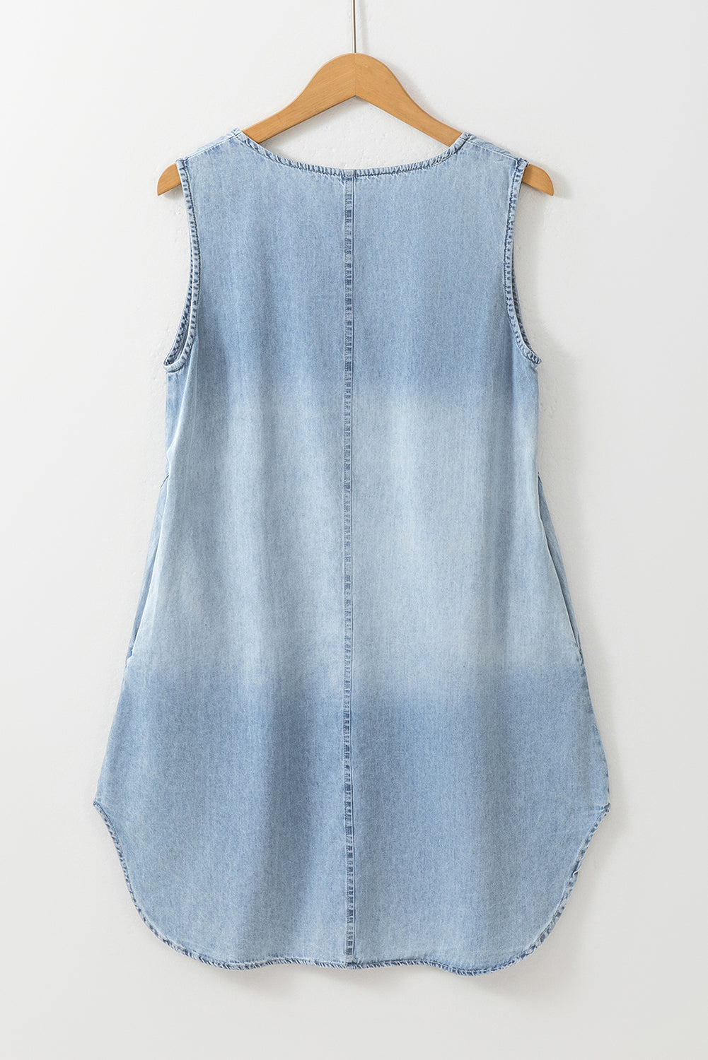 Light Wash Chambray Dress