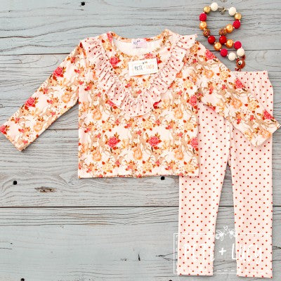 Deer & Roses Pant Set