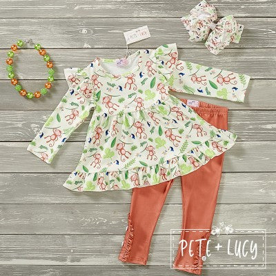 Cute Monkey 2 Piece Set