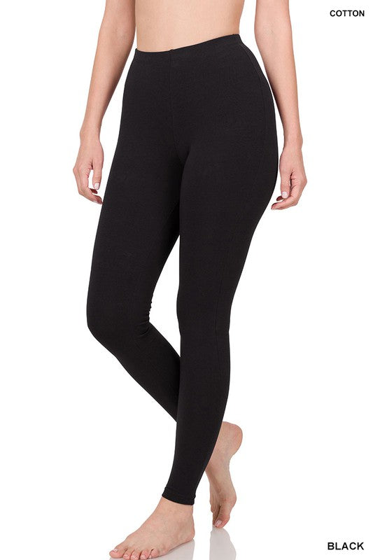 Cotton Full Length Leggings