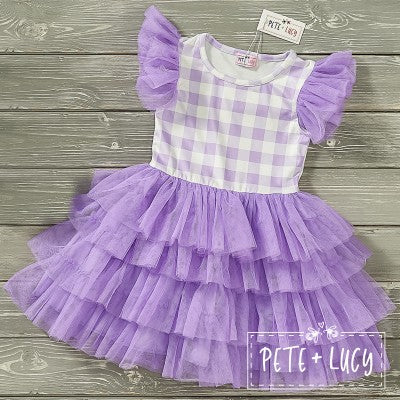 Princess Tulle: Purple Tulle Dress