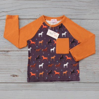 Playing with Horses Boy Shirt