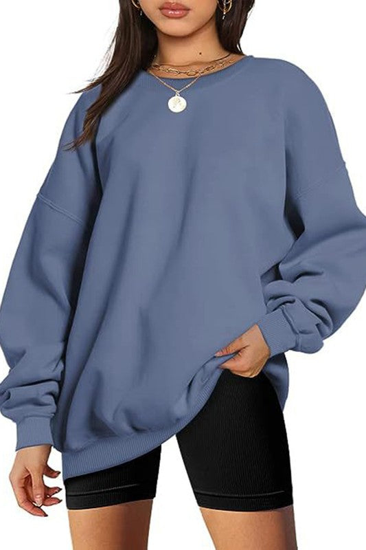 Crew Neck Oversized Sweatshirt
