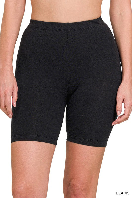 PREMIUM COTTON BIKER SHORT