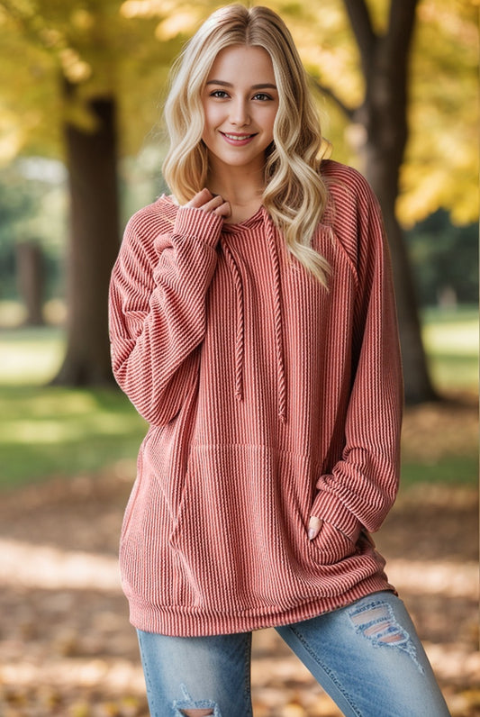 URBAN RIBBED HOODIE