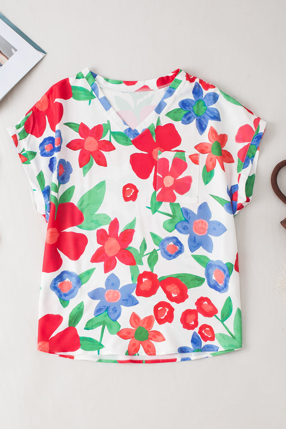Flower Print Blouse
