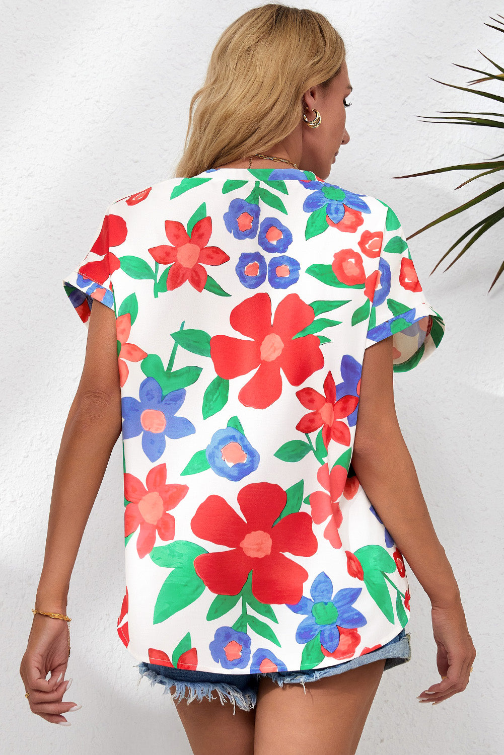 Flower Print Blouse