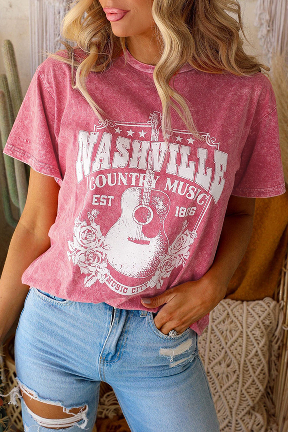 Nashville Mineral Washed Graphic Tee