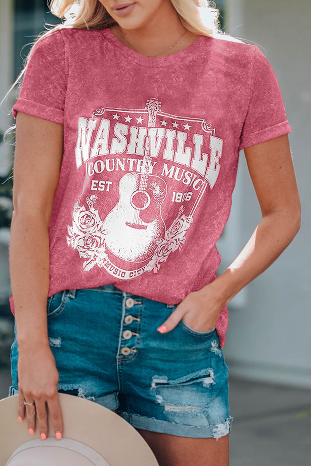 Nashville Mineral Washed Graphic Tee