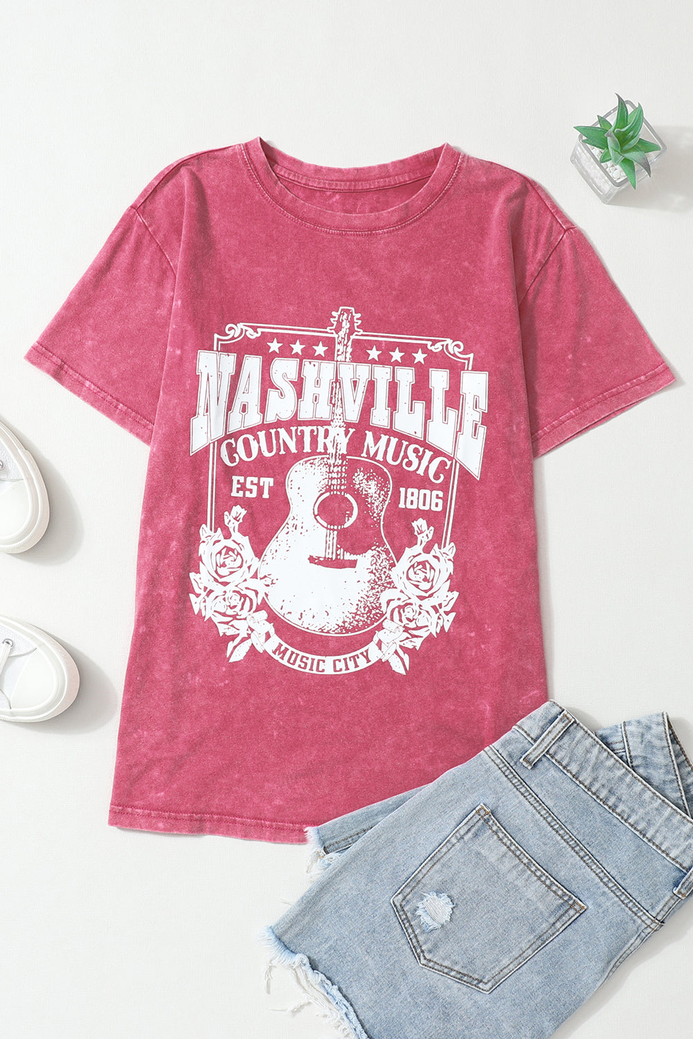 Nashville Mineral Washed Graphic Tee