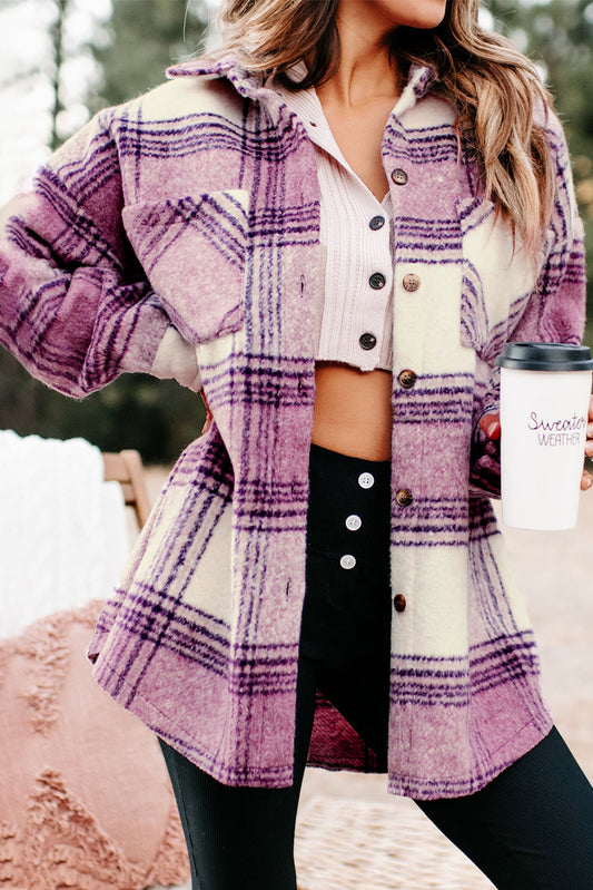 Plaid Fleece Shacket
