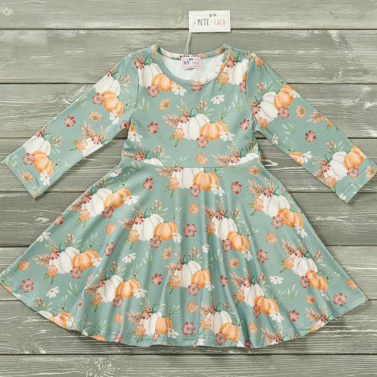 Pumpkin Harvest - Girl Dress